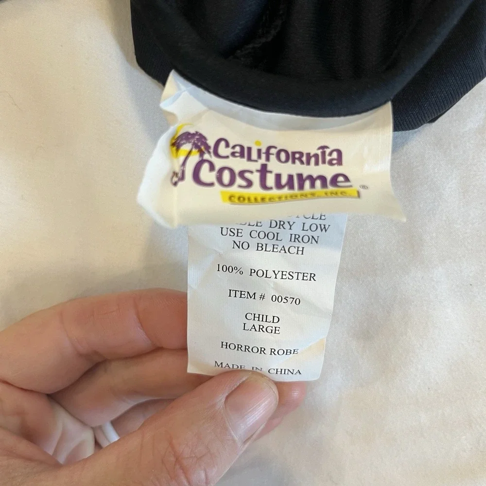 Black Hidden Face Hooded Costume Mask California‎ Costume - Picture 4 of 4